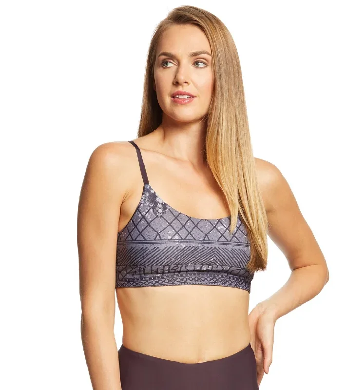 Manduka Precision Yoga Sports Bra Serpent Print