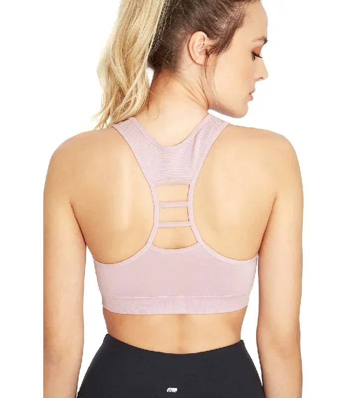 Marika Haley Seamless Yoga Sports Bra Mauve Shadows