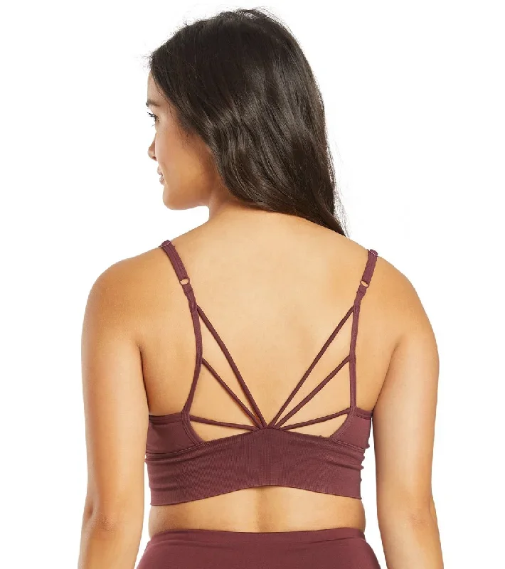 Marika Jillian Seamless Yoga Sports Bra Fig