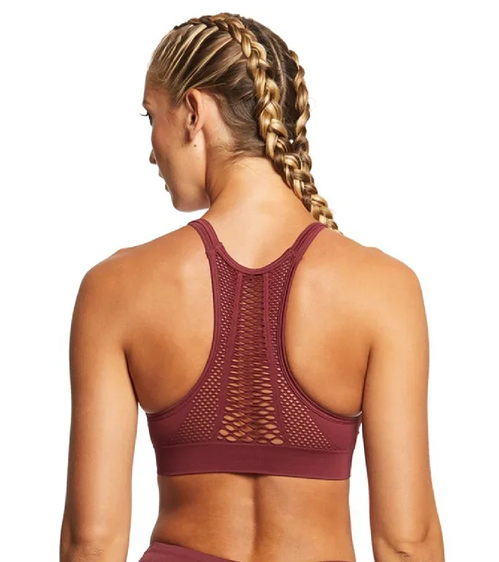 Marika Skylar Seamless Yoga Sports Bra Tawny Port