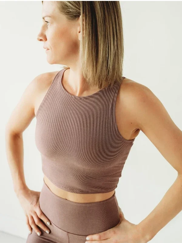 mauve-microstripe-crop-top