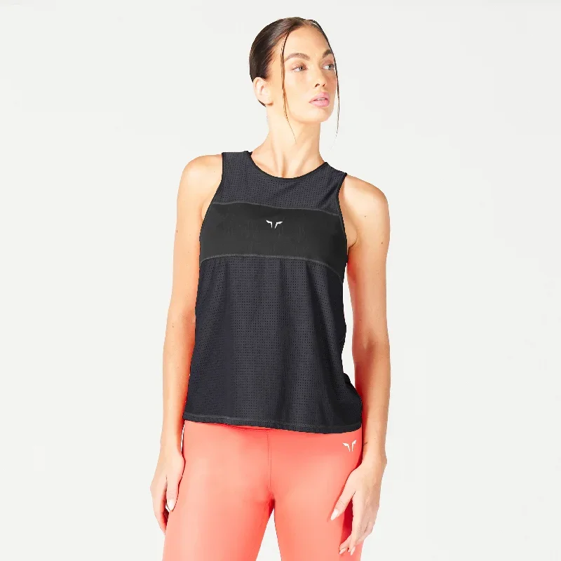 Mesh Reversible Tank - Black