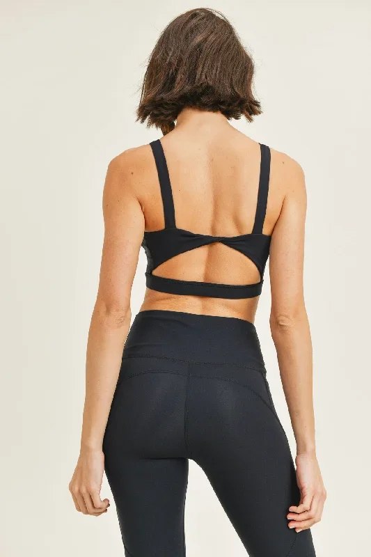 Mono B Twist Back Sports Bra Top AT8090