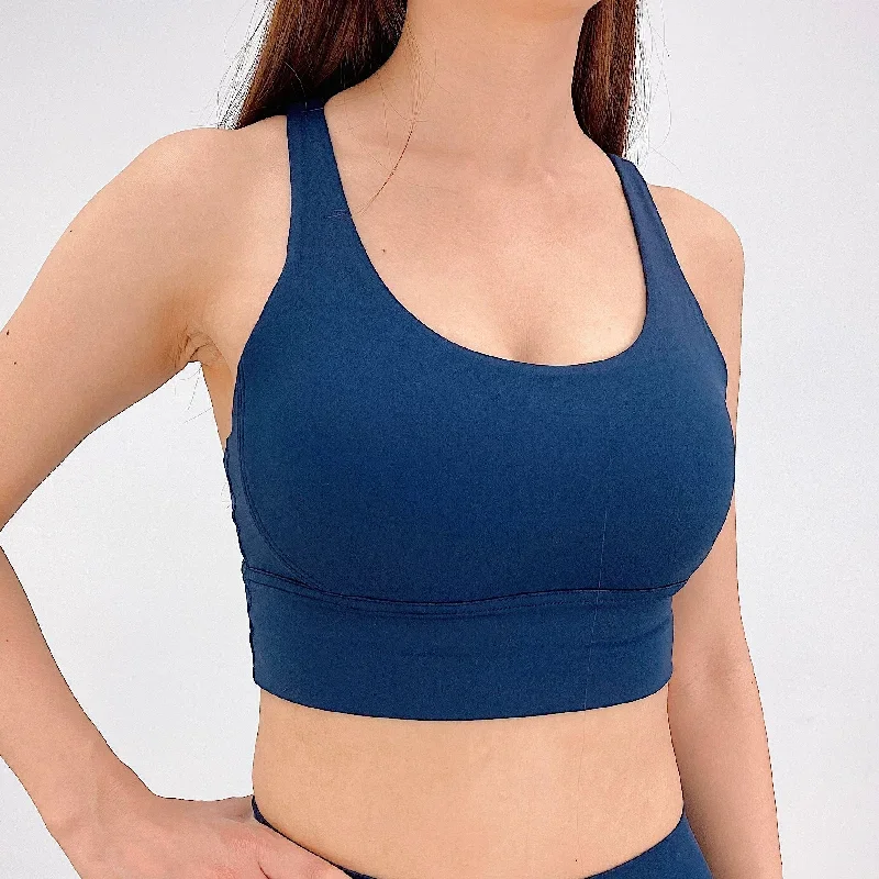 new-butter-soft-sports-bra-navy-blue