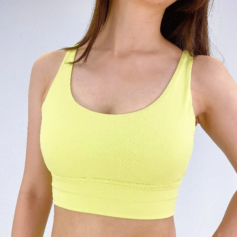 Butter Soft Sports Bra - Neon Yellow