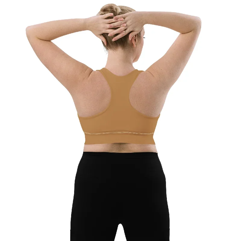 Nude Longline sports bra