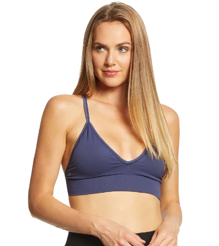 NUX Pinnacle Seamless Sports Bra Crown Blue