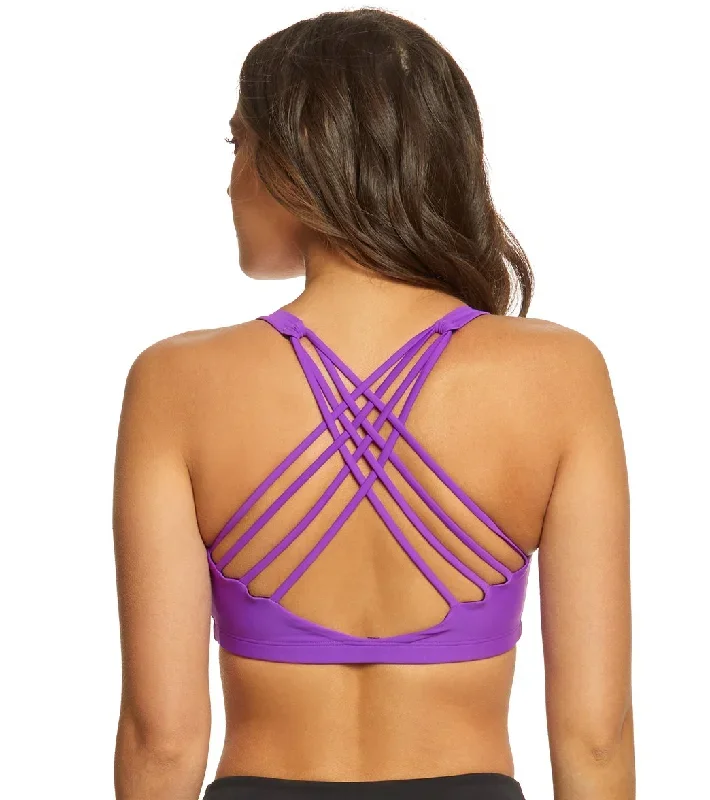 Onzie Chic Yoga Sports Bra Electric Purple