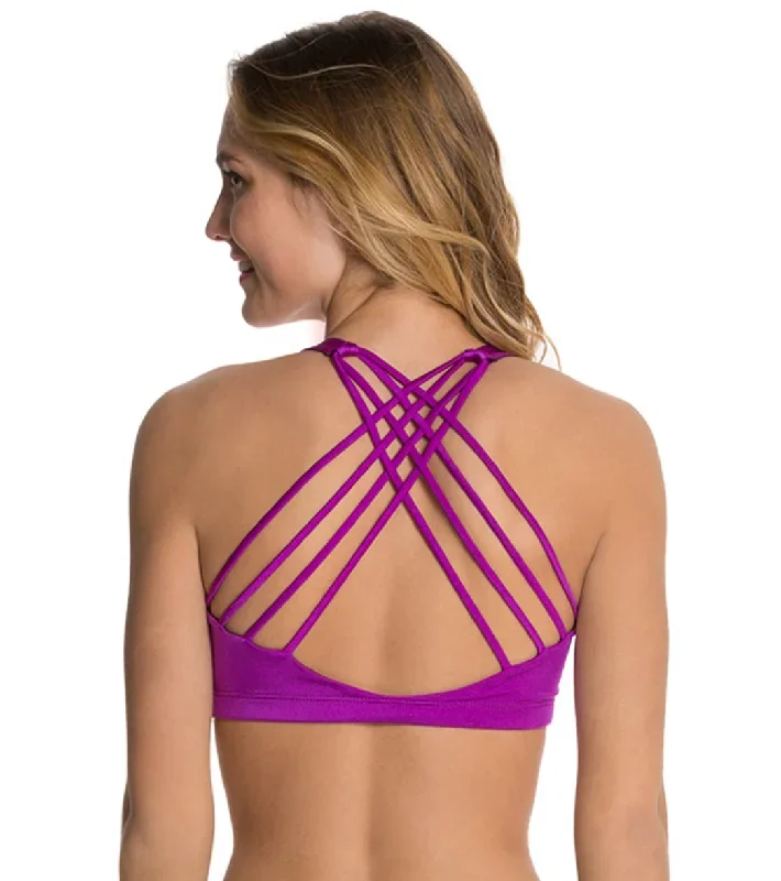 Onzie Chic Yoga Sports Bra Magenta