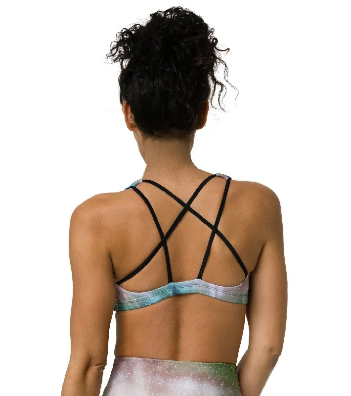 Onzie Graphic Mudra Yoga Sports Bra Northern Lights