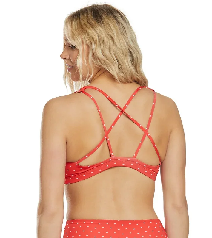 Onzie Mudra Yoga Sports Bra Red Hot