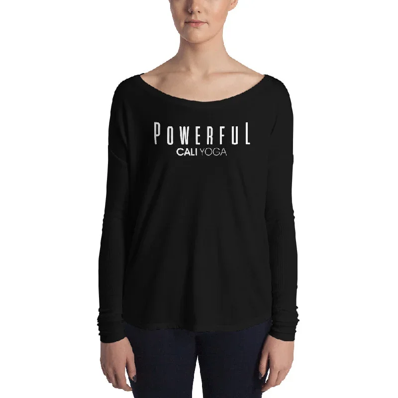 Powerful Long Sleeve Knit Tee