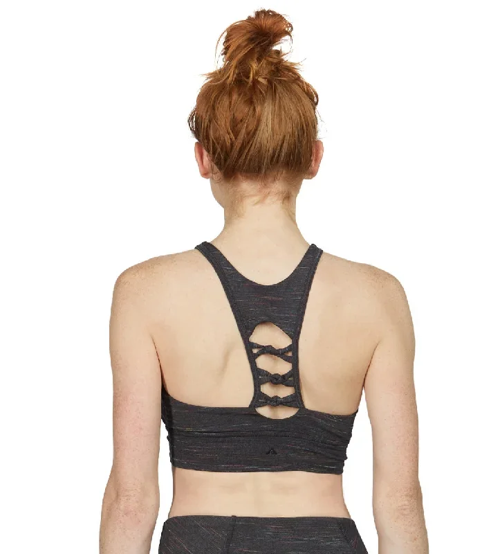 prAna Itzel Yoga Sports Bra Black Cherry