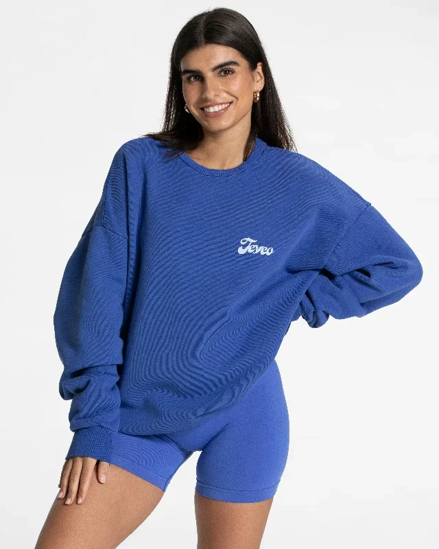 pure-oversized-sweater-royalblau