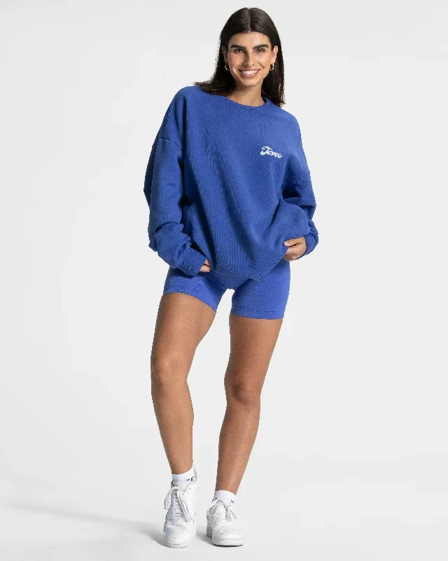 pure-oversized-sweater-royalblau