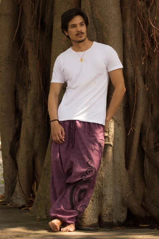 Purple Tribal Pants