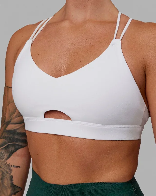 Pursue Sports Bra - White