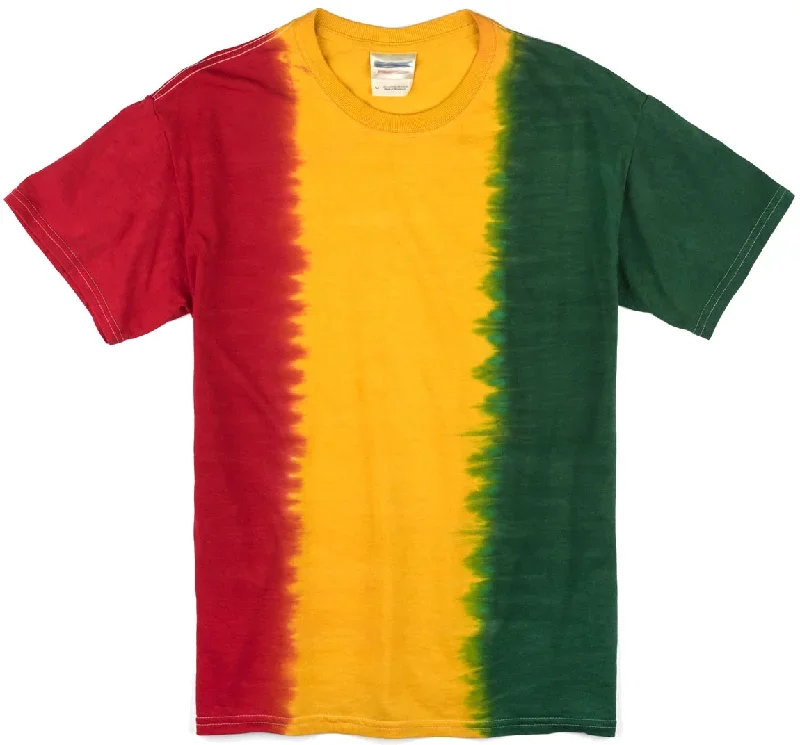 Rasta Colors Tie Dye Rastafarian T-shirt