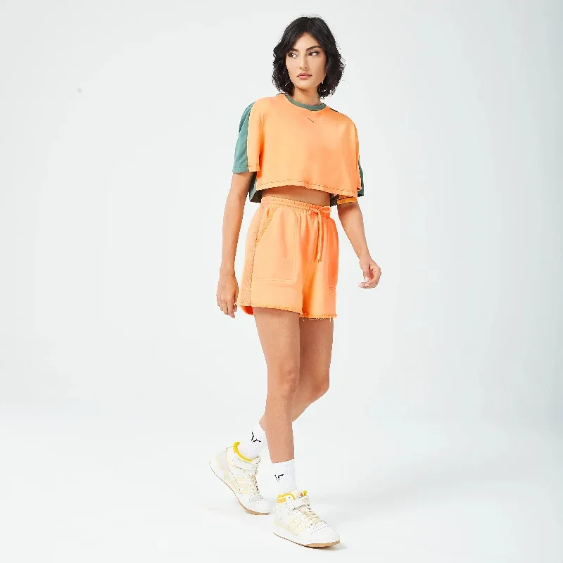 retrograde-crop-tee-orange-chiffon-marl-and-dark-forest-marl