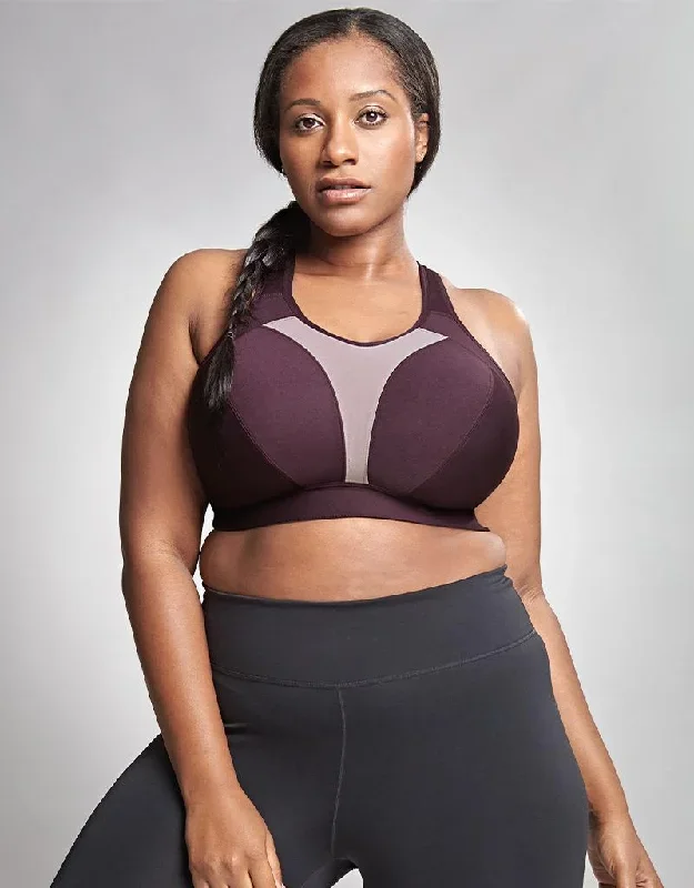 Royce Aerocool High Impact Sports Bra Blackberry