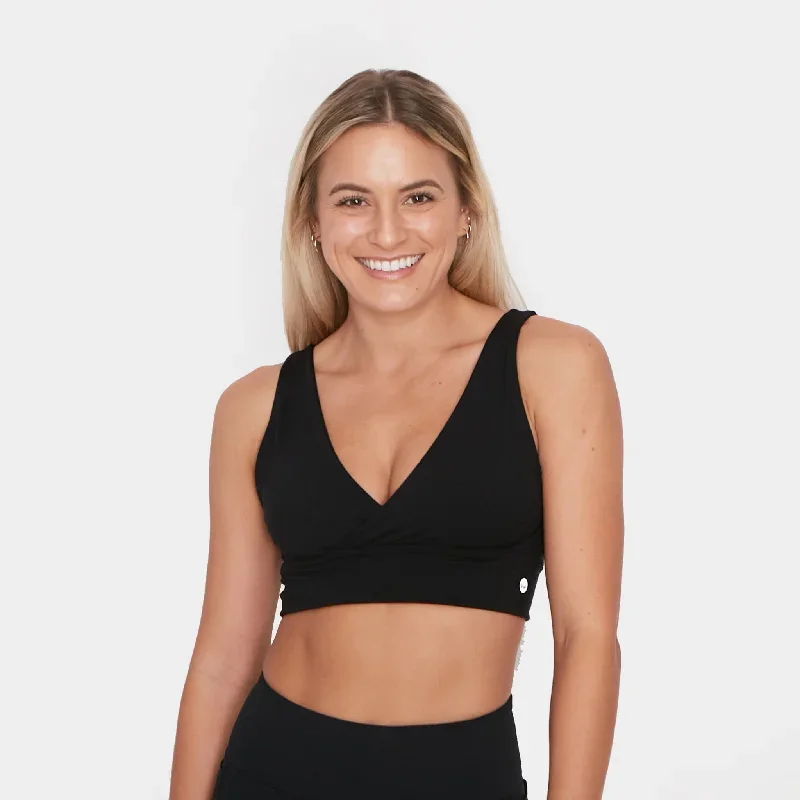 4-in-1 Salutation Sports Bra - Black