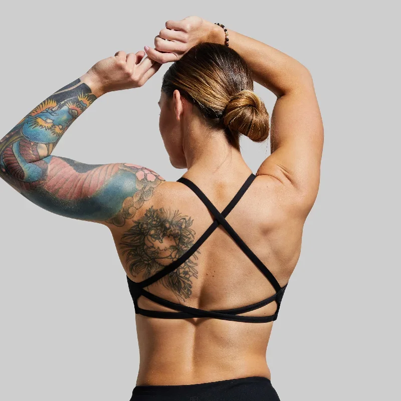 Serenity Sports Bra (Black)