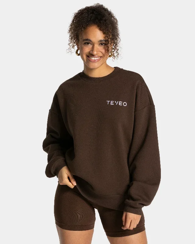 signature-oversized-sweater-dunkelbraun