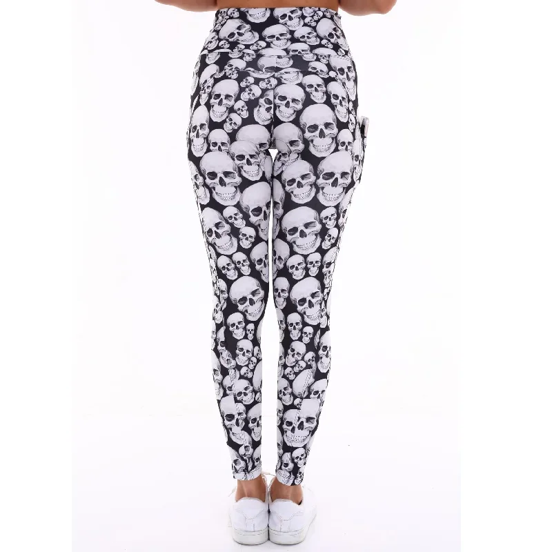 skull-printed-5-high-waist-full-length-dry-head-leggings-with-pockets-00277