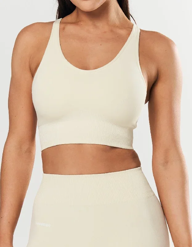 Seamless Strappy Crop - Butter