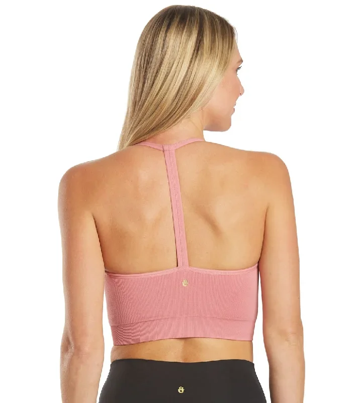 Spiritual Gangster Icon T-Back Sports Bra Sedona