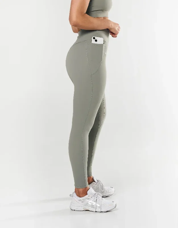 Phone Pocket Full Length Tights NANDEX  - Sage