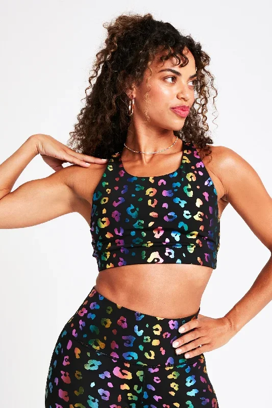 Terez Foil Uplift Sports Bra