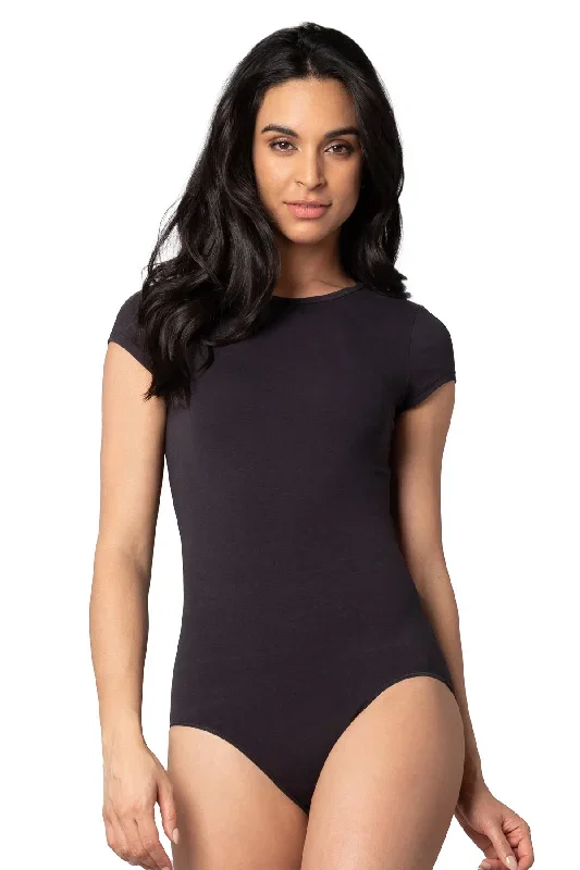 Victoria Short Sleeve Crew Neck Bodysuit