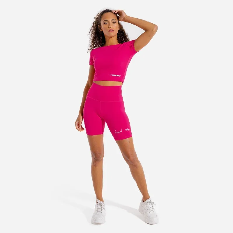 warrior-crop-tee-half-sleeves-magenta