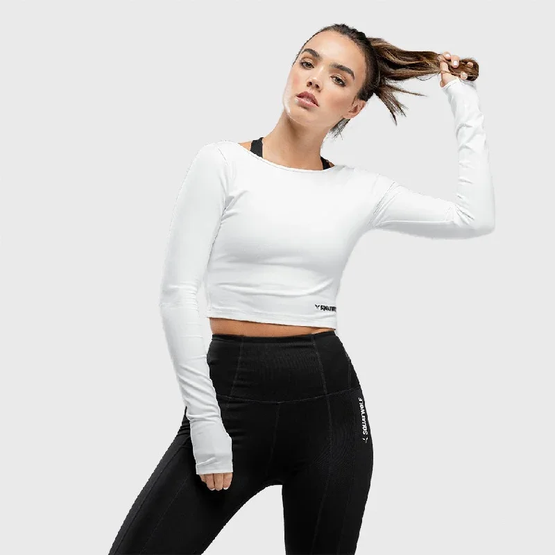 Warrior Crop Tee - White