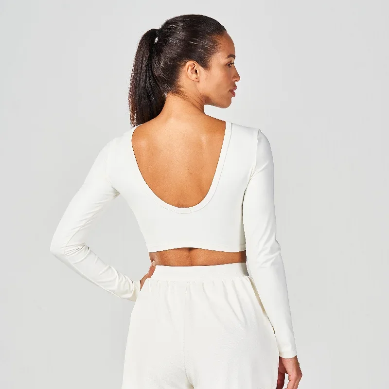 Warrior Crop Top 2.0 - Pearl White