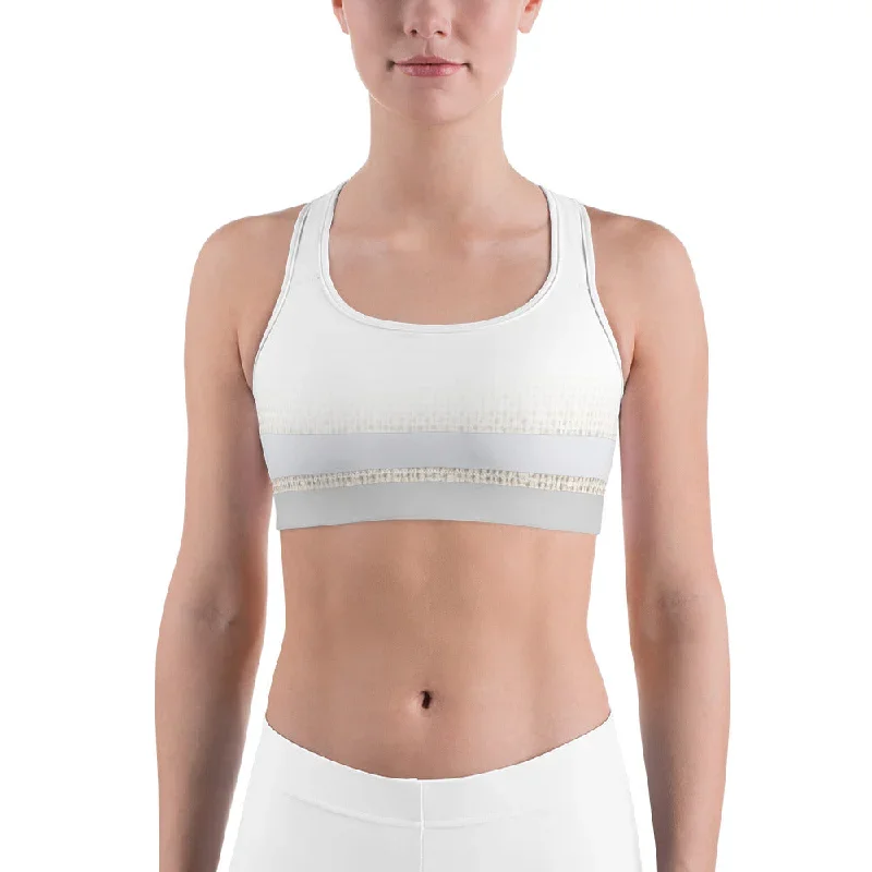 White Maverick Manipura Sports bra