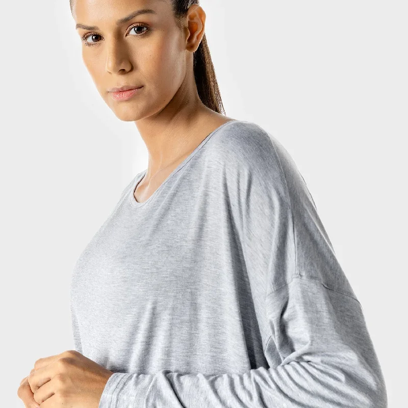 womens-fitness-batwing-top-grey-marl