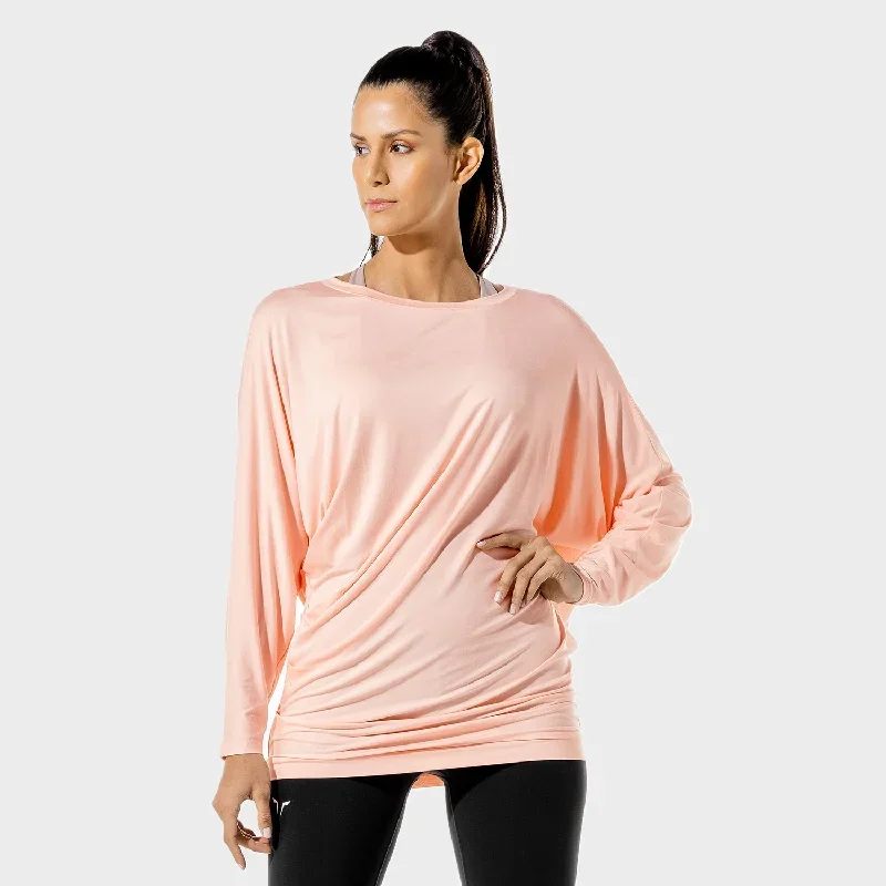 Women's Fitness - Drape Tee - Peachy Keen