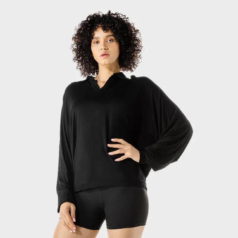 Women's Fitness - Oversized Shirt - Black