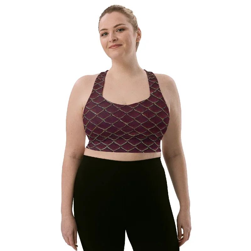 Yule Tide Longline Sports Bra